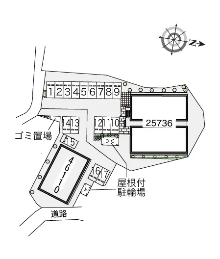 ★手数料０円★福岡市早良区飯倉２丁目 月極駐車場